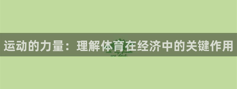 乐视体育模式的亮点：运动的力量：理解体育在经济中的关键作用